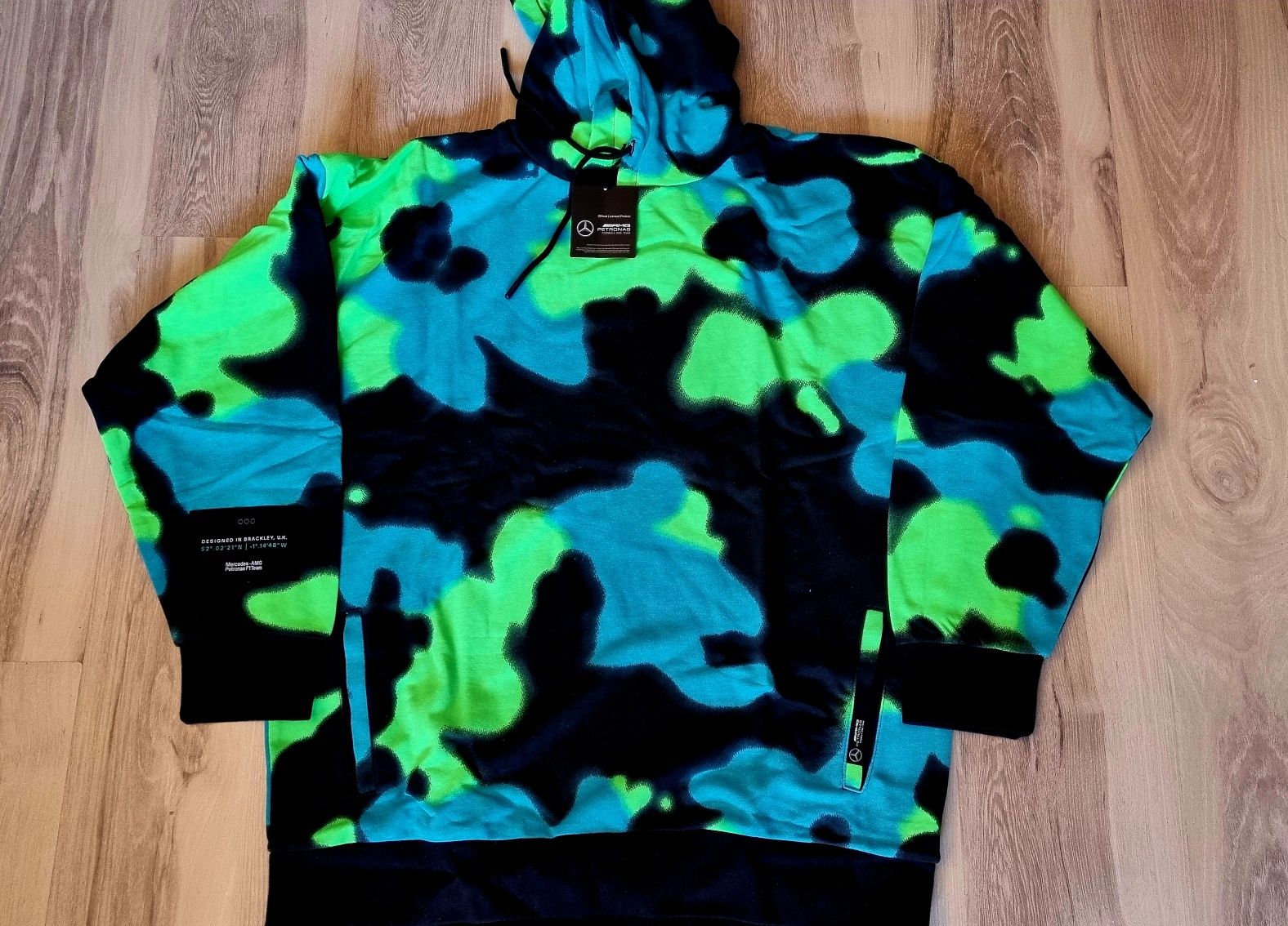 F1 - Bluza Mercedes AMG F1 Team Spray Camo Formuła 1 Russell Antonell