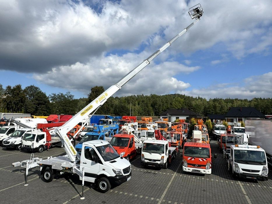 Mercedes-Benz Sprinter Zwyżka Podnośnik Koszowy PALFINGER P280 B UDT  Wysokość Podnoszenia 28m Multitel Versalift Ruthmann Wumag GSR P7