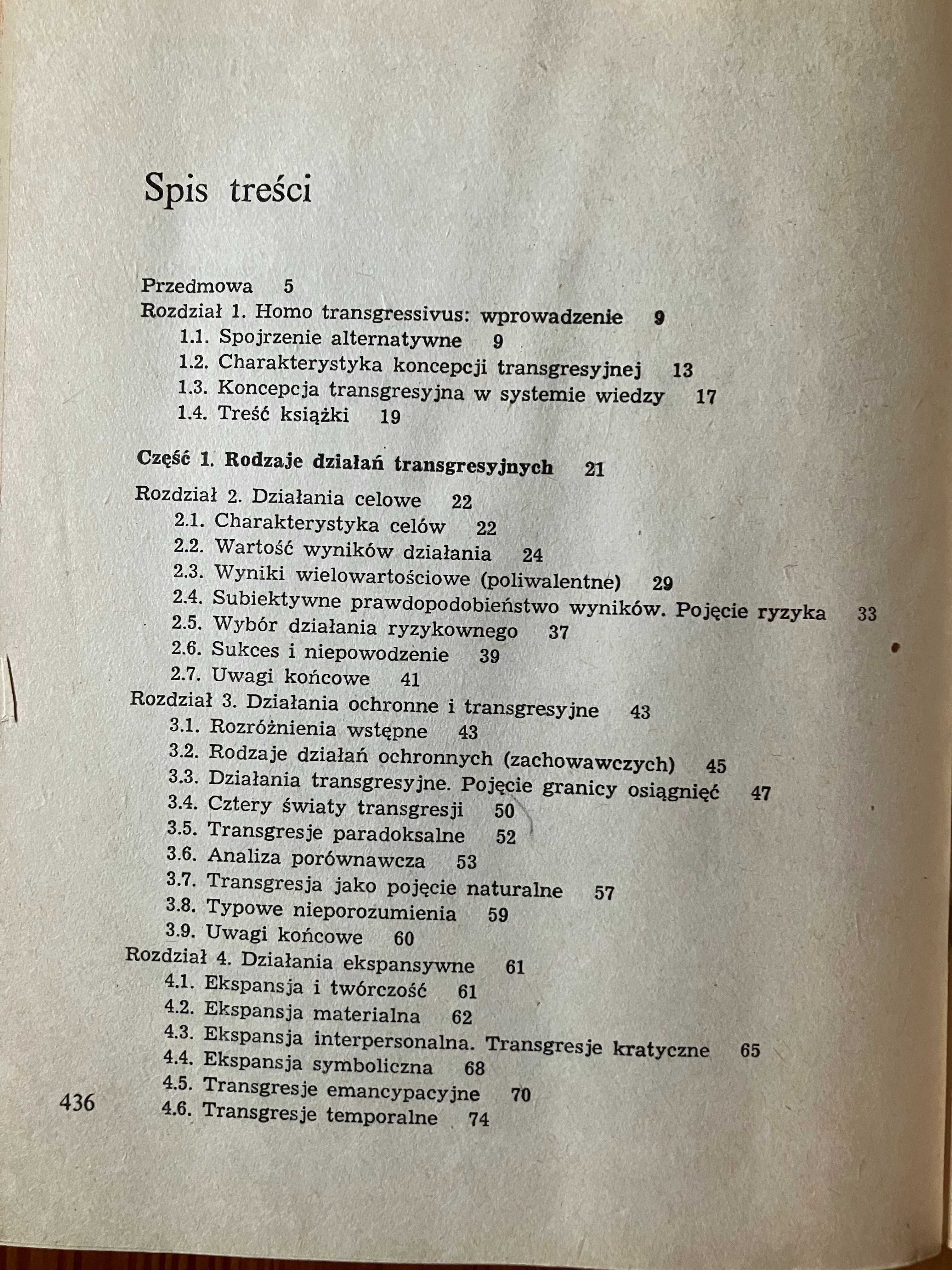 Koncepcja transgresyjna człowieka Józef Kozielecki