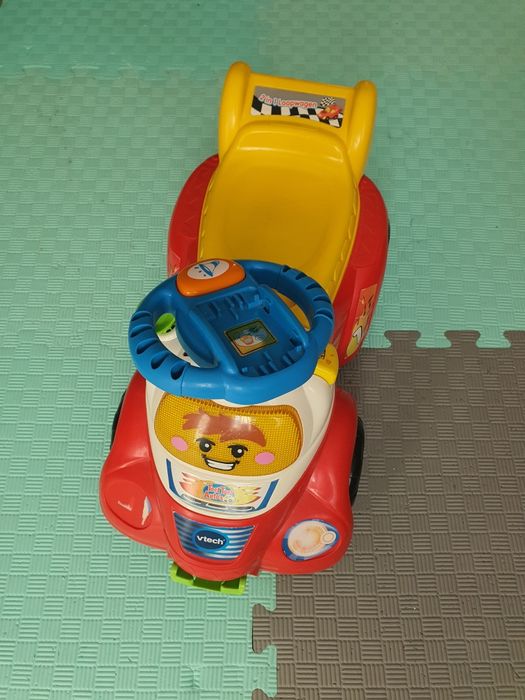 Vtech go go машинка каталка 2 в 1 музична толокар трек smart wheels