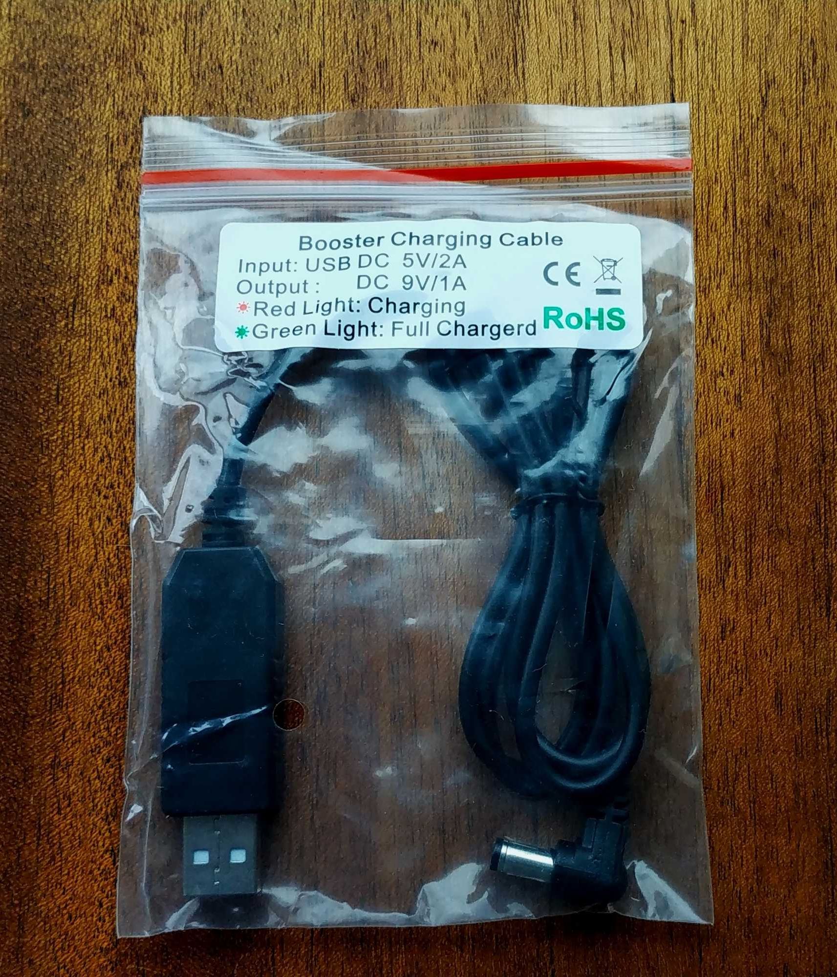 USB Адаптер для рації Baofeng UV-82, UV-5R, 5v-9v.