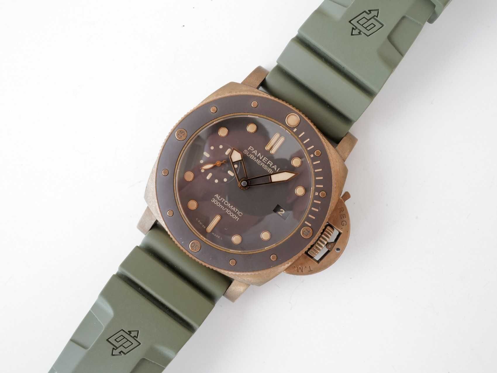 Panerai Luminor Submersible 3 Days Bronzo Ceramic Bezel Automatic