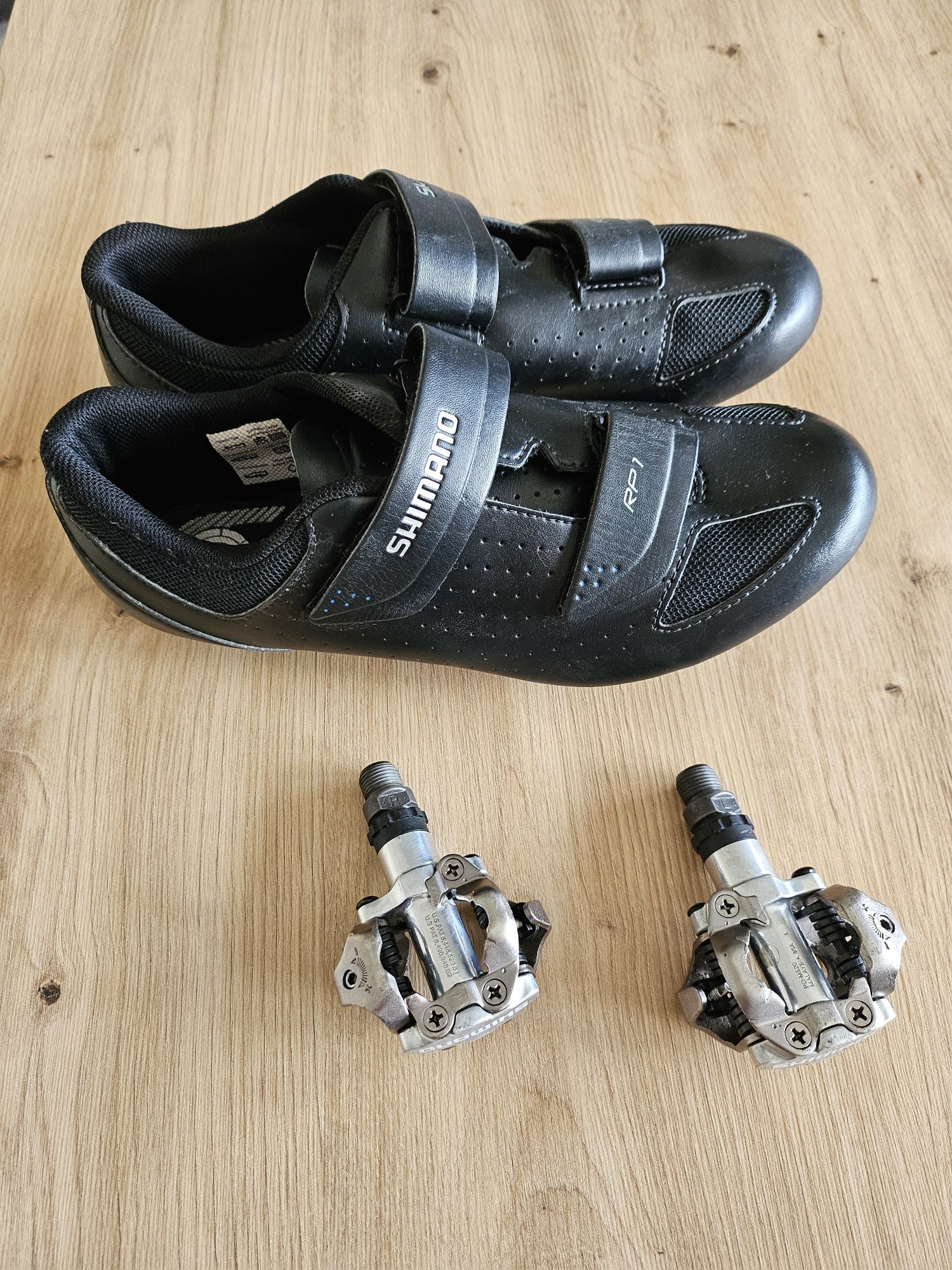 Buty SHIMANO RP1 42 + SHIMANO PD-M520 Pedały SPD bloki