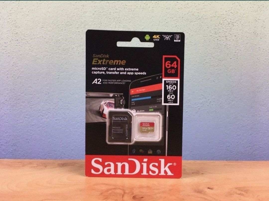 Cartão de memória Micro SD **selado**