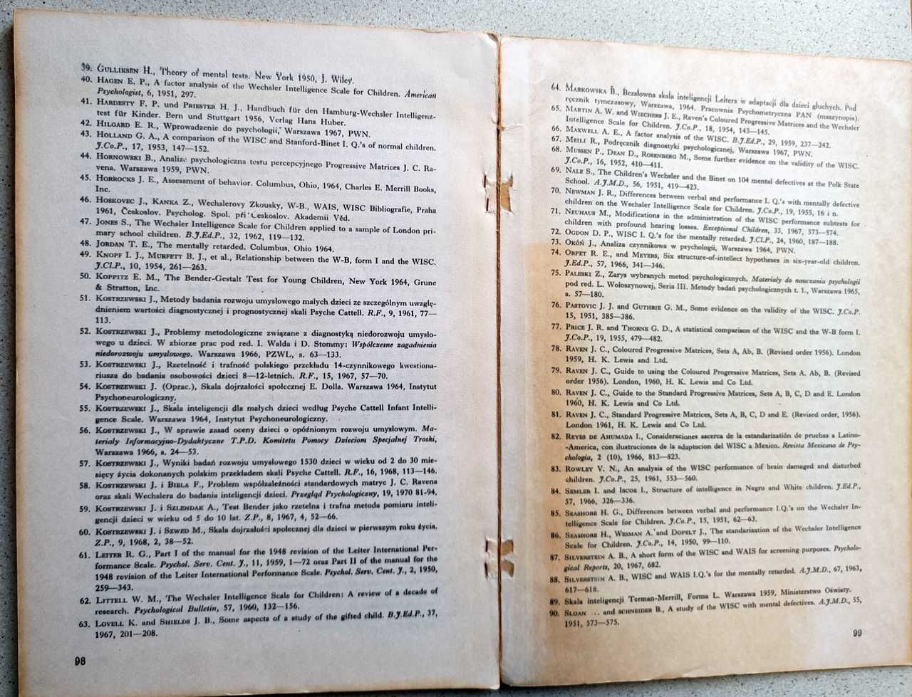 Wprowadzenie do skali inteligencji Wechslera dla dzieci od 5 do 15 lat