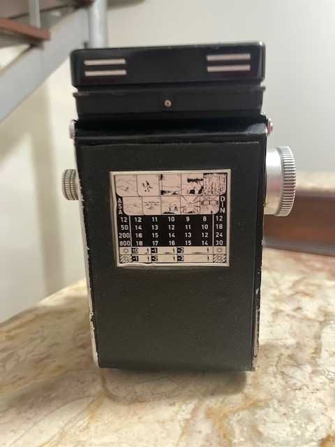 Rolleicord Vb Schneider-Kreuznach Xenar 1: 3.5/75 com Estojo
