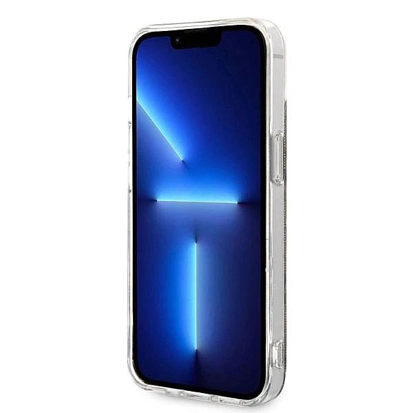 Etui Guess 4G Print MagSafe na iPhone 14 Plus + ładowarka indukcyjna -