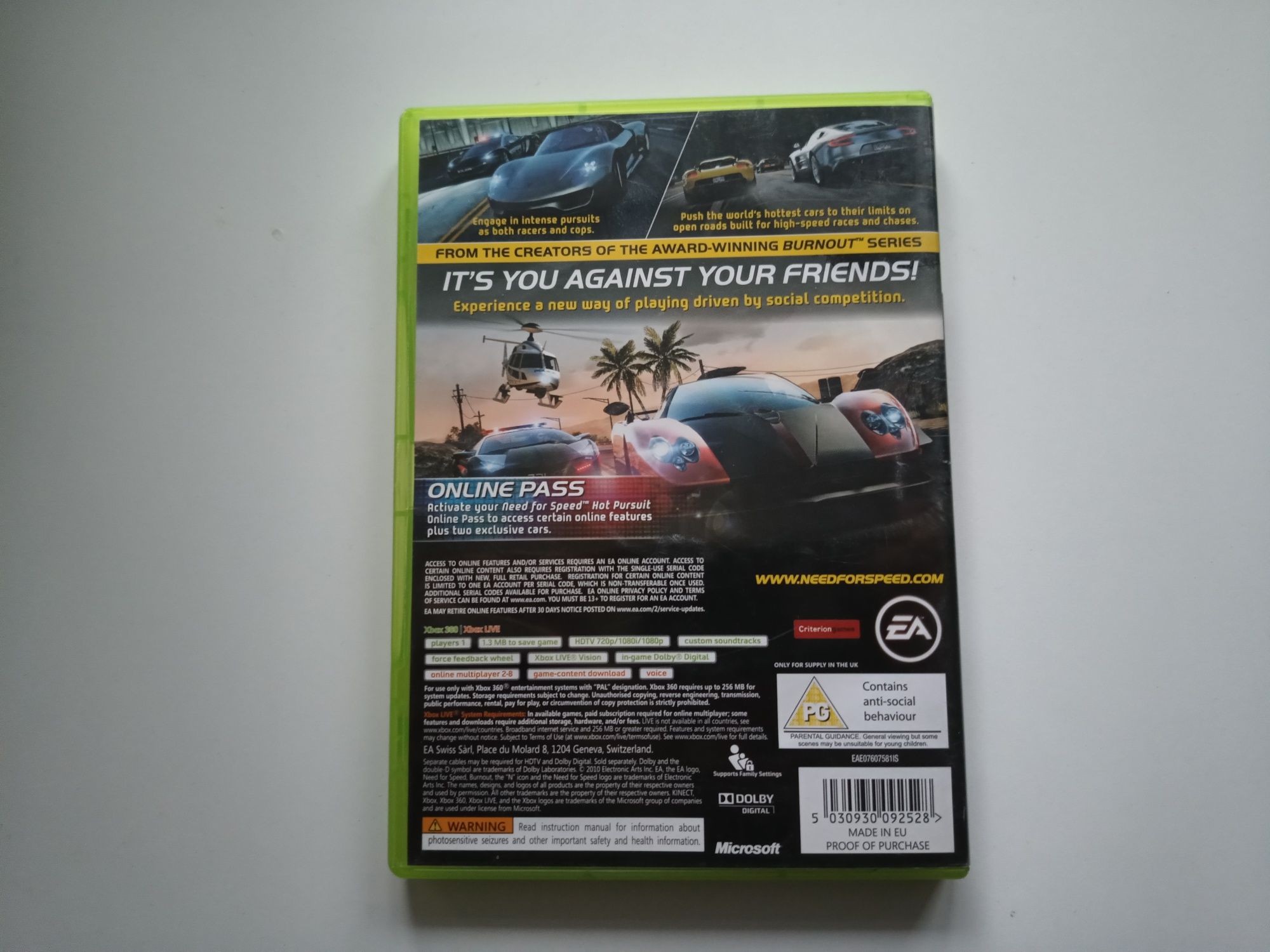 Gra Xbox 360 Need For Speed Hot Pursuit