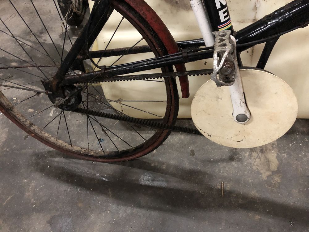Bicicleta Lejeune francesa de correia