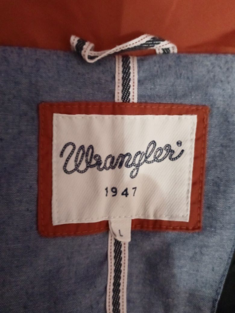 Kurtka zimowa meska L Wrangler rdzawy kolor