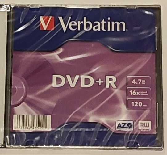 Płyty Verbatim DVD+R 4,7GB, 16X, 120 min. Slim 5 szt.
