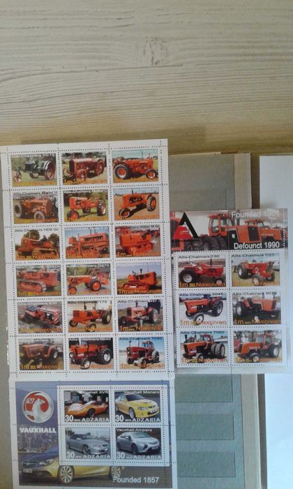 Почтовые марки -транспорт