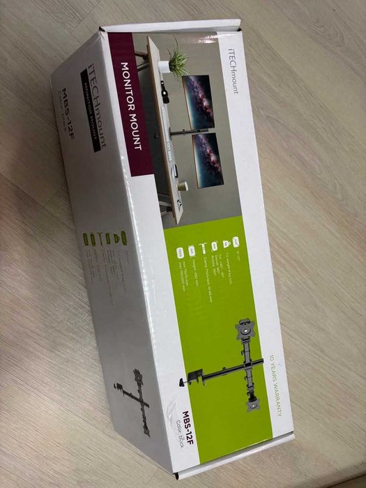 Кріплення для 2-х моніторів ITECH mount MBS-12F