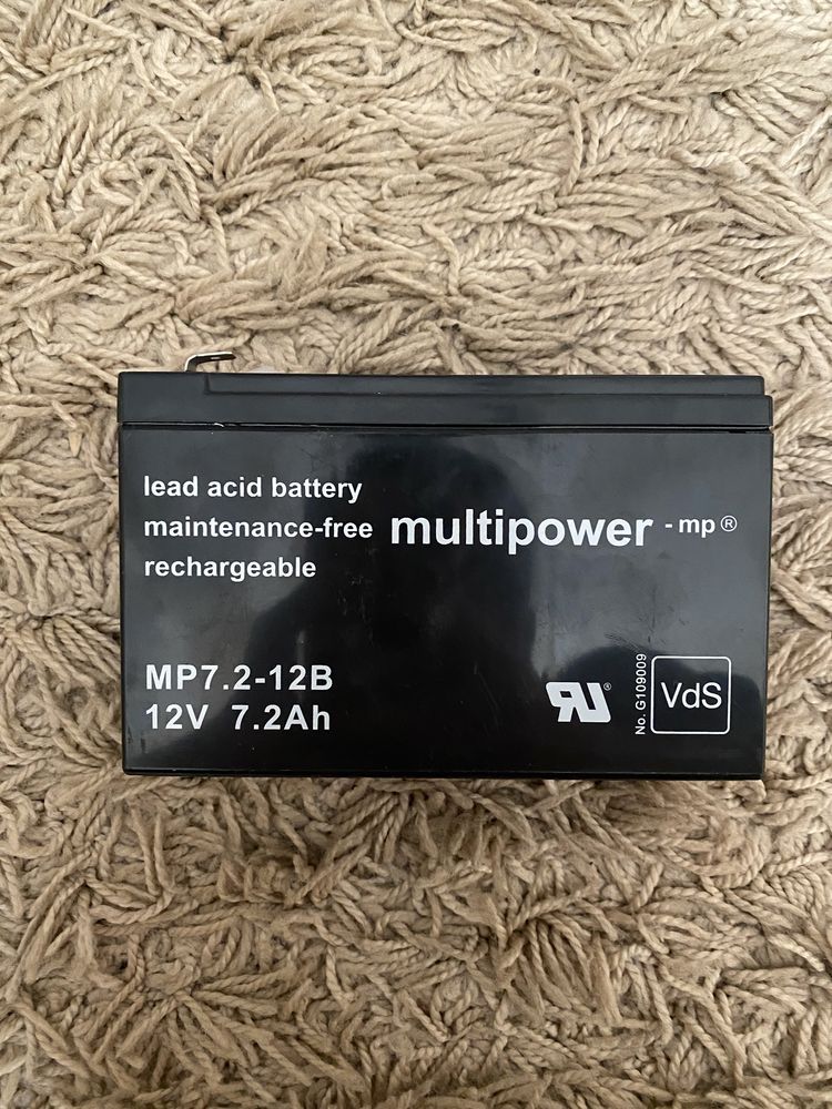 Multipower MP7.2-12B 12v 7.2Ah акамуляторна батарея