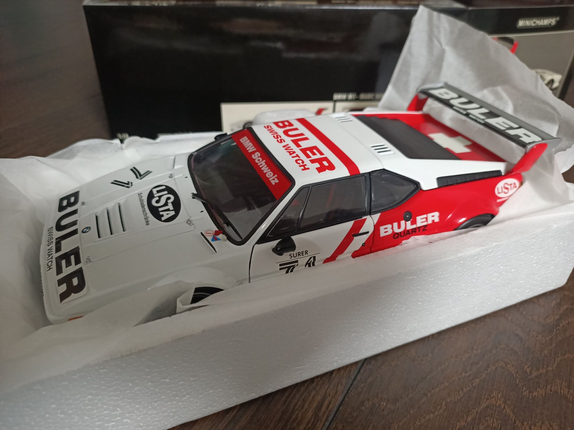 Model 1/18 Minichamps BMW M1 Procar 1979 #71 "Buler" M. Surer 1:18