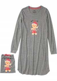 B.P.C koszulka nocna z nadrukiem świątecznym + woreczek 40/42.
