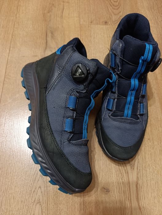 Зимові чобітки Ecco 39 р 26 см зимние ботинки хайтопы экко термо