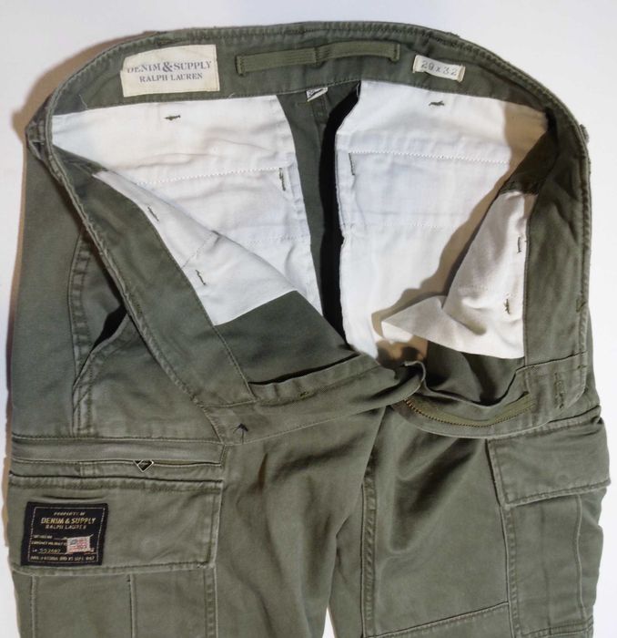 Ralph Lauren Denim & Supply spodnie bojowki meskie M