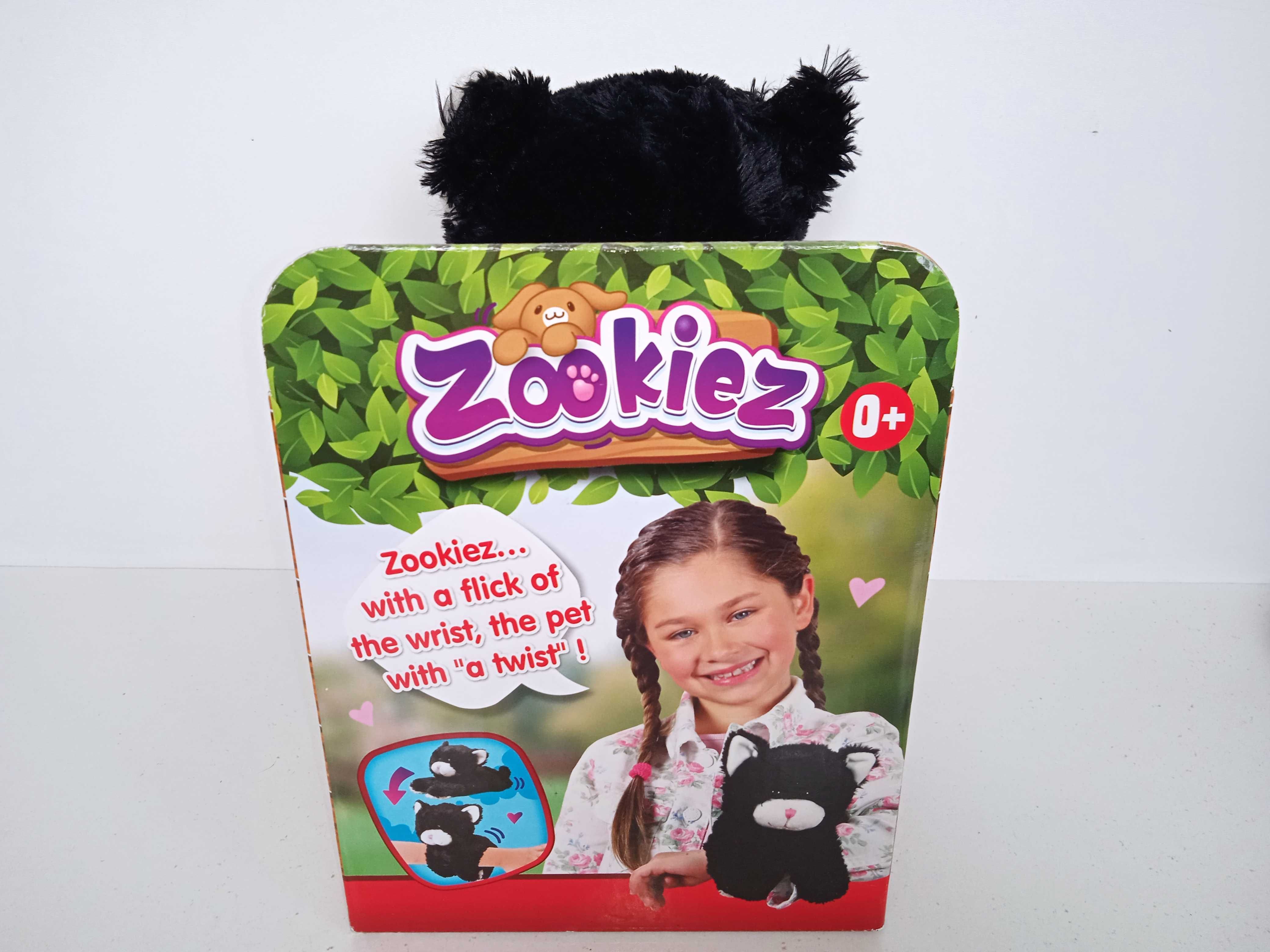 Мягкая игрушка черный котенок Zookies