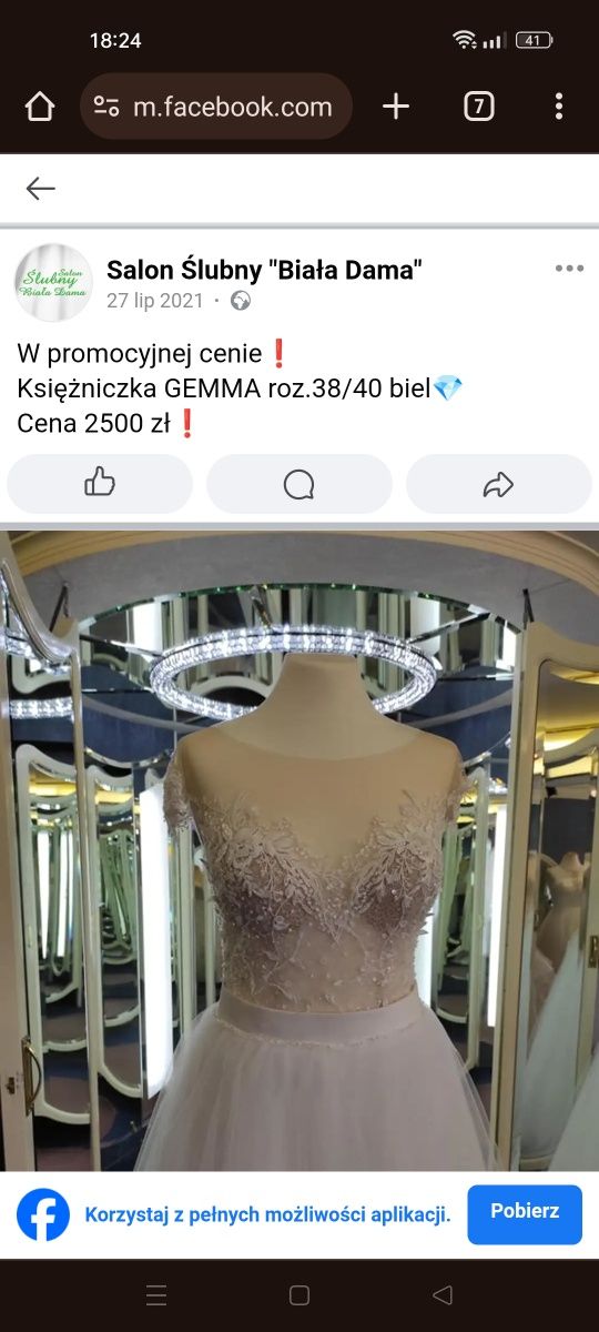 Suknia ślubna Gemma