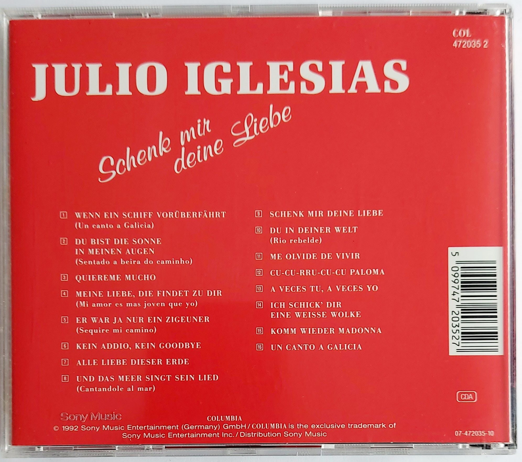 Julio Iglesias Schenk Mir Deine Liebe 1984r