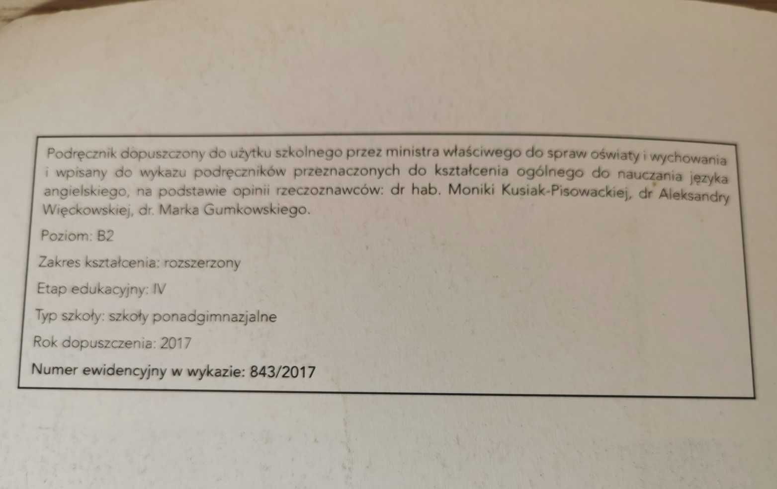 Język angielski: Repetytorium maturalne, Person