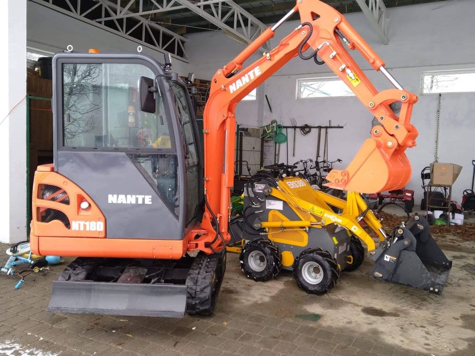 Usługi mini koparką mini ładowarką