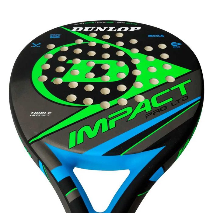 Raquete Padel Dunlop Impact Pro LTD – Como Nova + Bolas OFERTA
