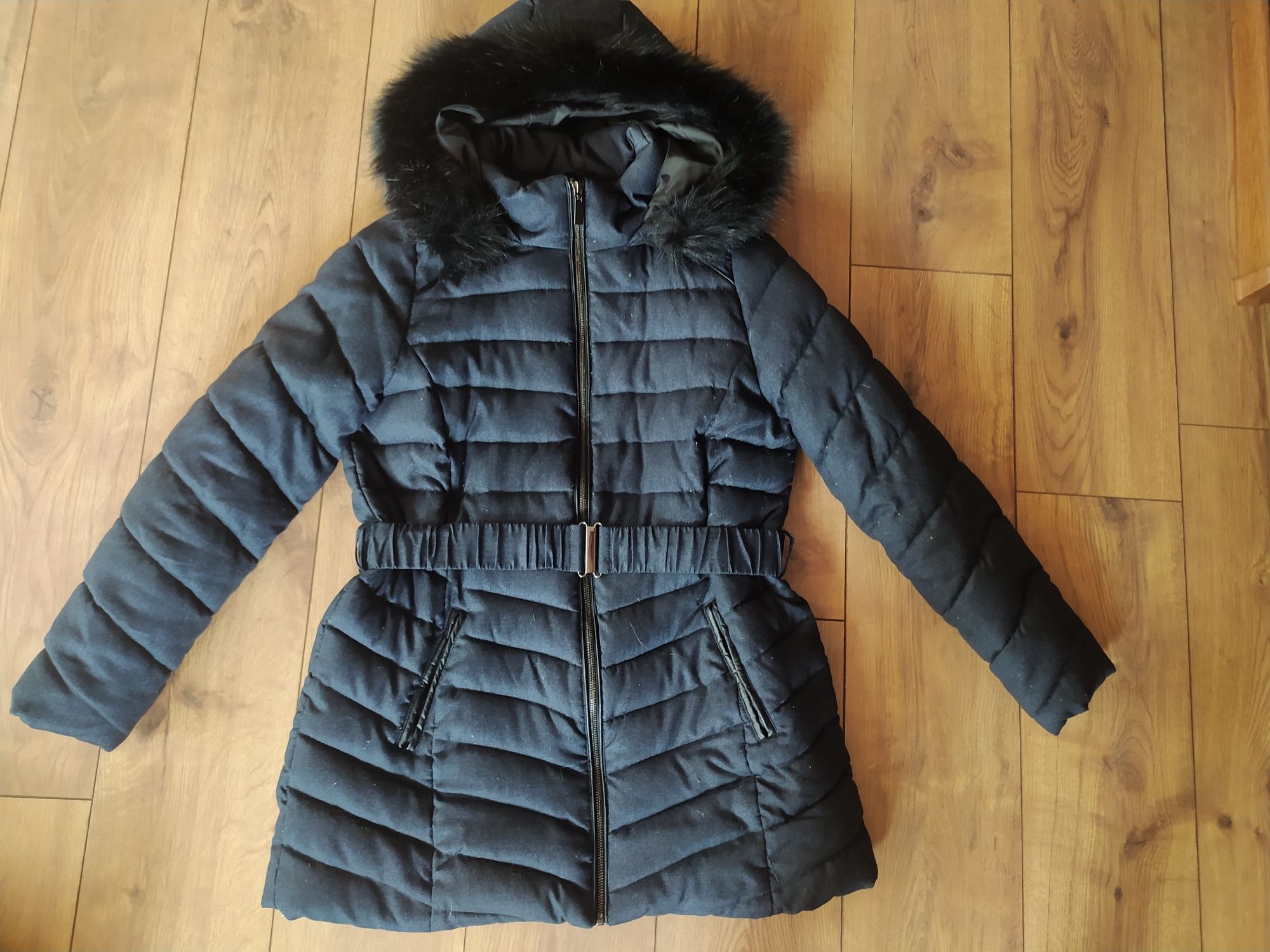 Płaszcz kurtka zimowy ciepły