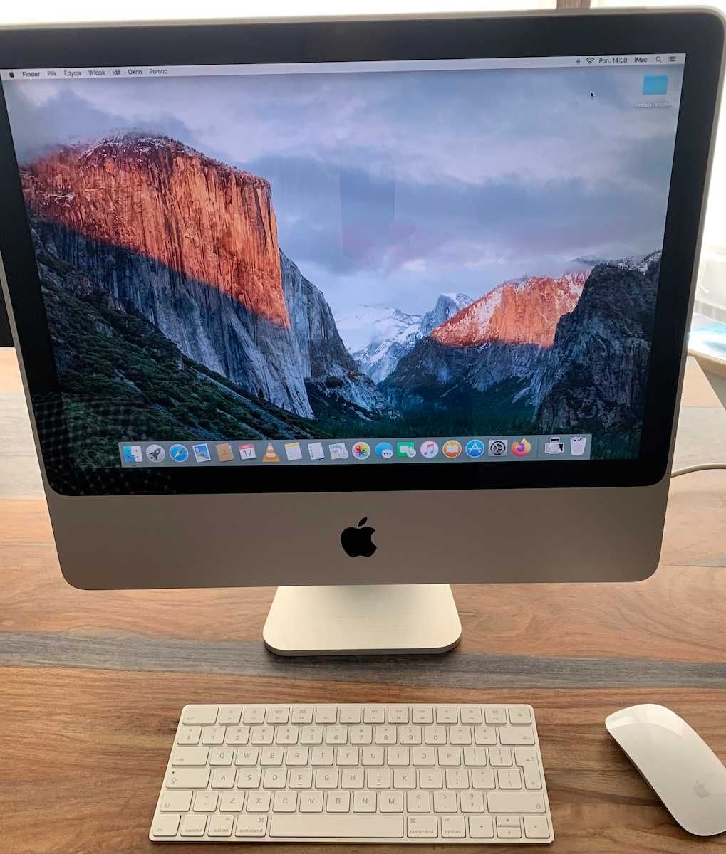 iMac 20" 2007 Magic Keyboard i Magic Mouse 2