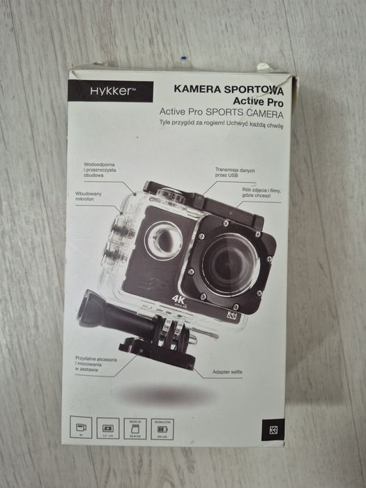 Kamera sportowa Hykker-Active Pro Sports Camera.
Jest to kamera sport