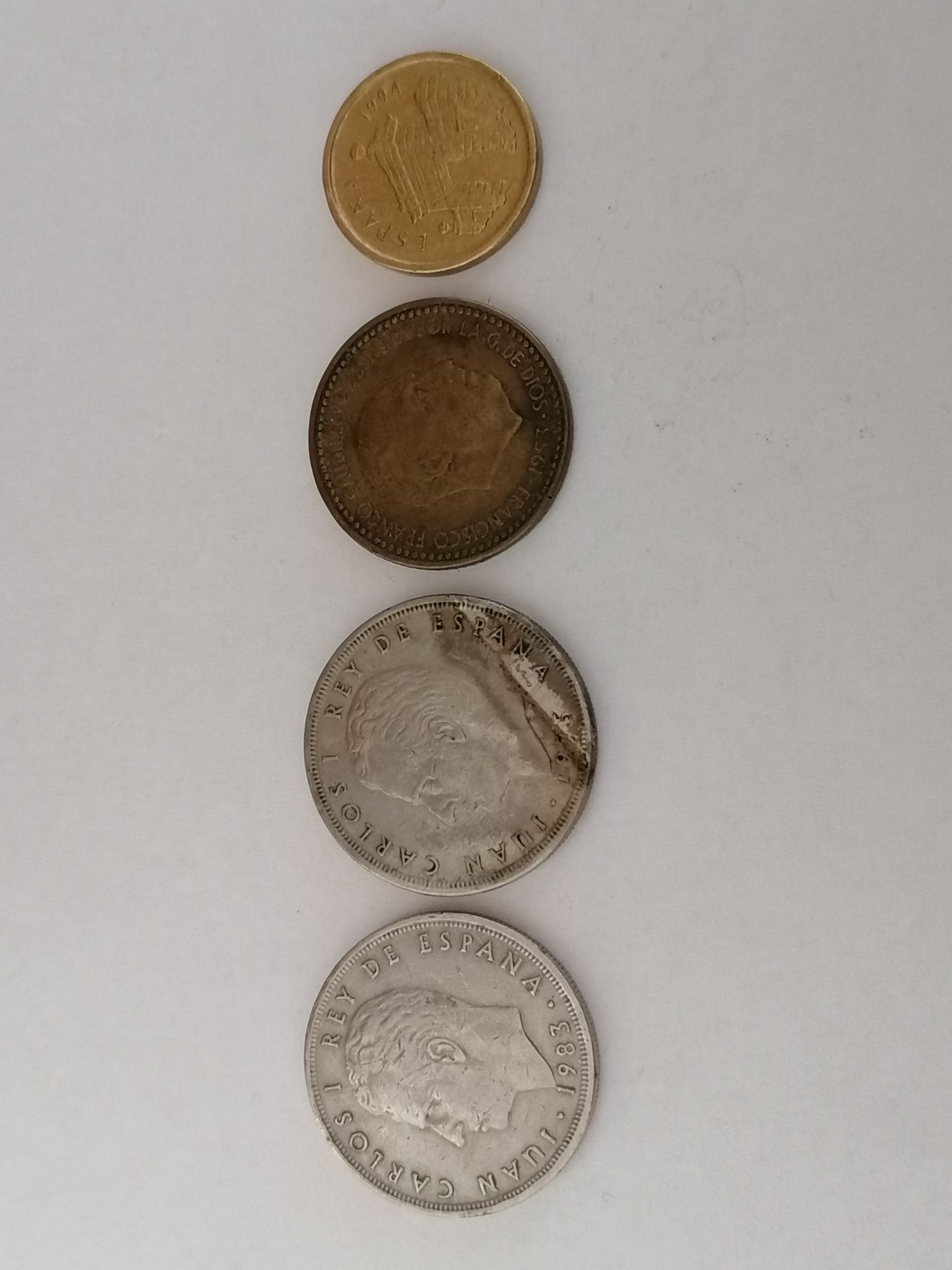 Hiszpańskie monety 1953r-1994r Na innych ogł więcej Monet !
