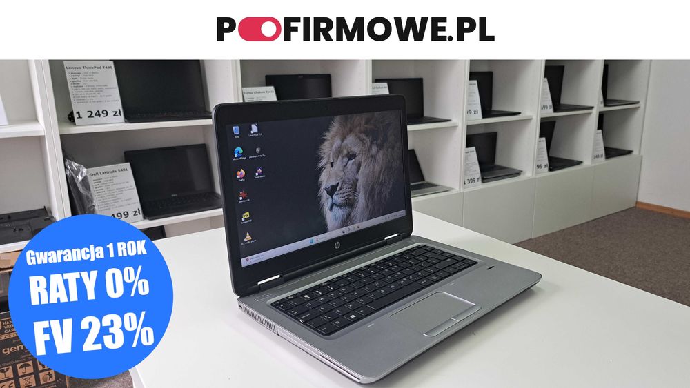 Biurowy i bardzo solidny HP ProBook 640 G2 i5 8GB 256SSD Klasa A