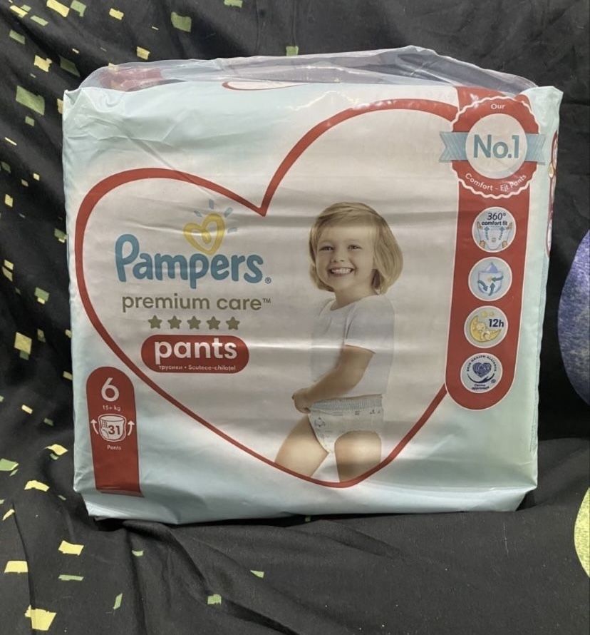 Подгузники -трусики Pampers Premium Care. Размер 4,5,6.