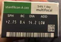 Soczewki progresywne-multifocal +2,75 3 opakowania po 30 szt