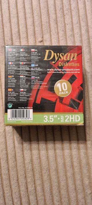 Dyskietki Dysan 3,5" 2HD