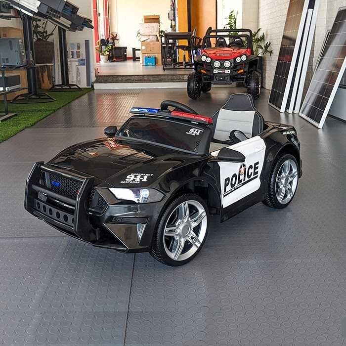 Radiowóz FORD MUSTANG Policja Auto Akumulator Motor Elektryczny DZIECI