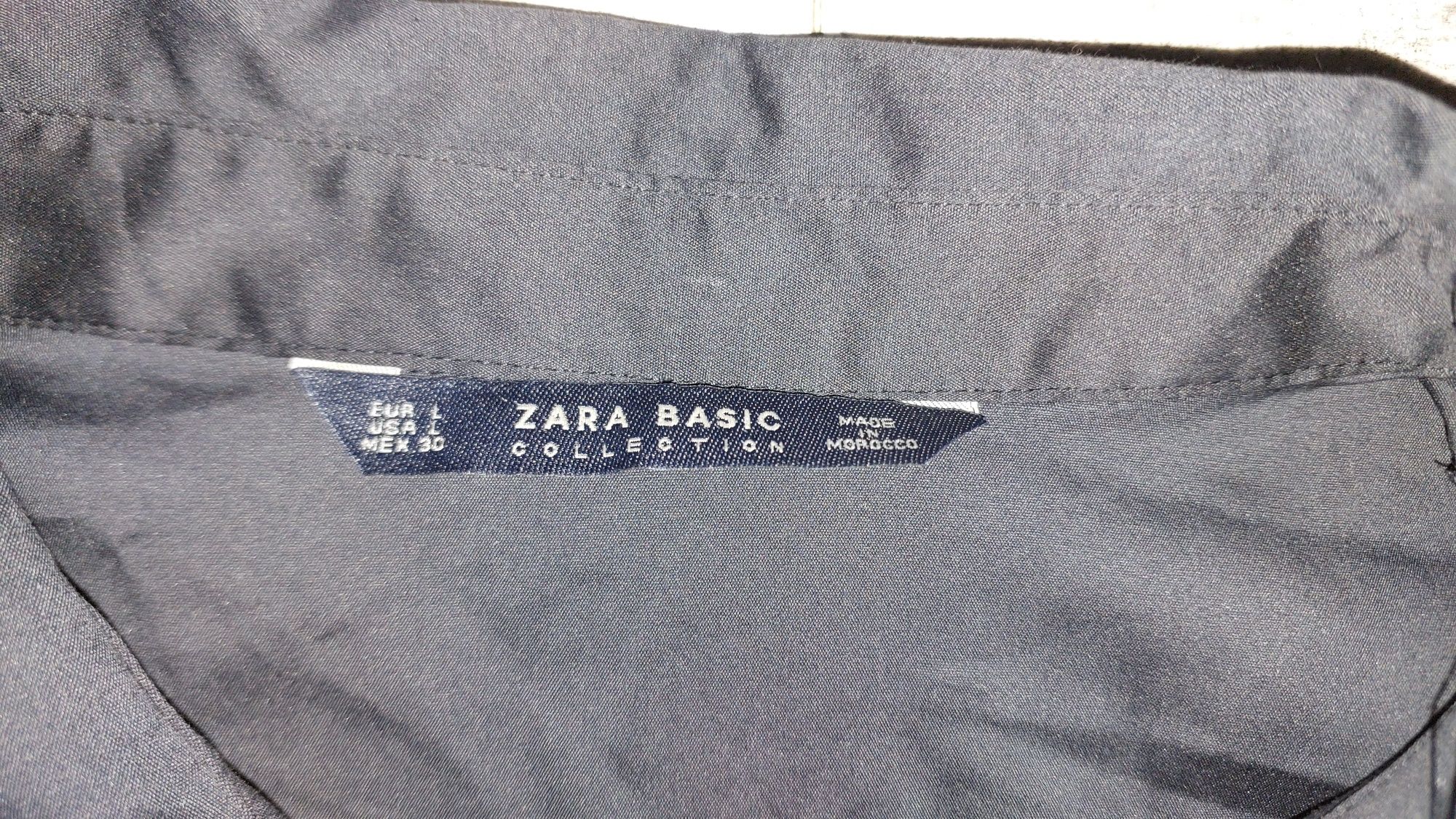 Жіноча сорочка Zara , темно-синя сорочка, нова