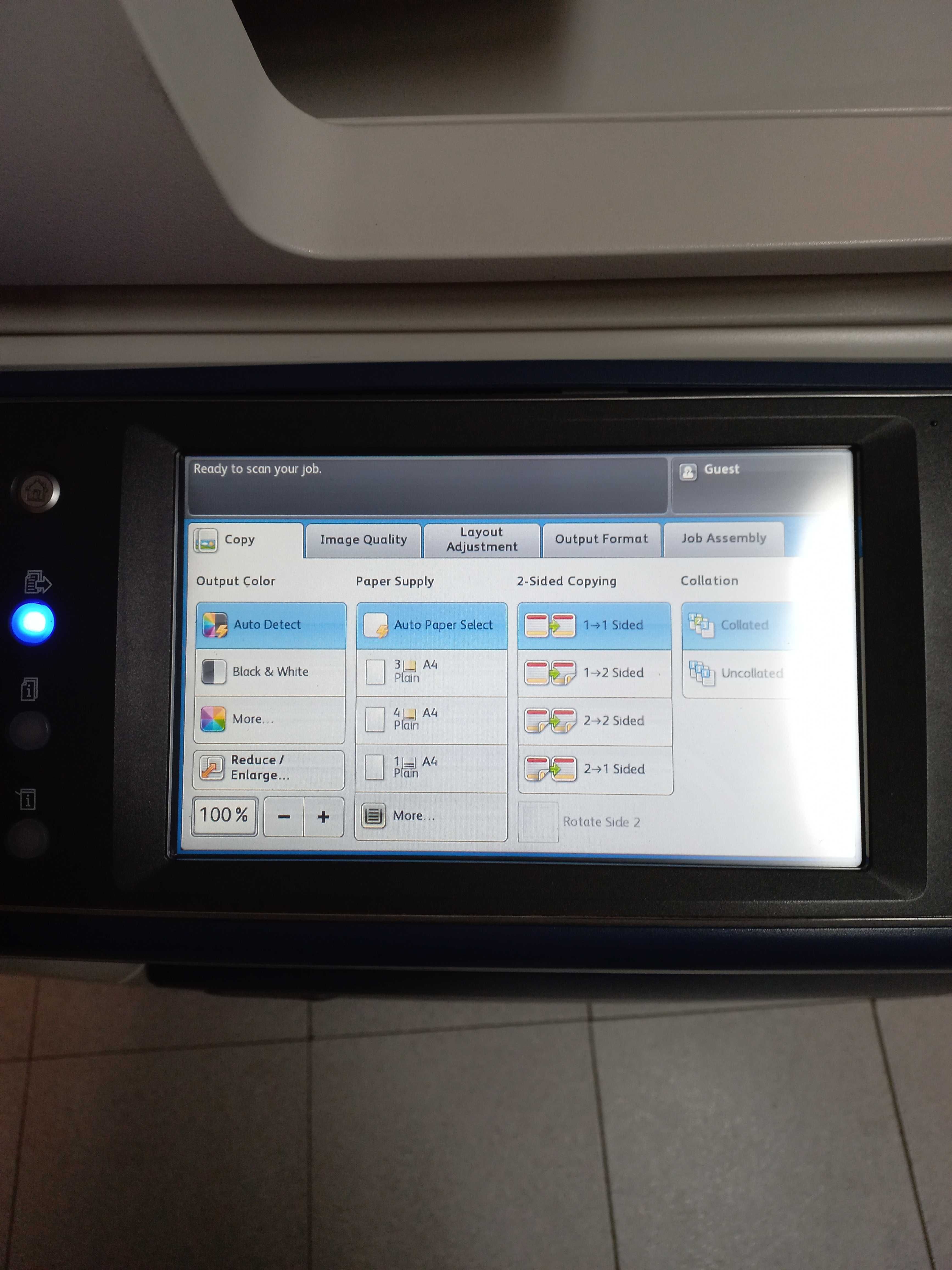 Fotocopiadora  impressora e scanner a cores-Xerox 7855