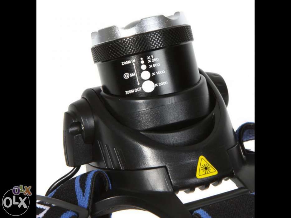 Lanterna de cabeça led foco flashlight 3000 lumens cree xml t6 4aa *no