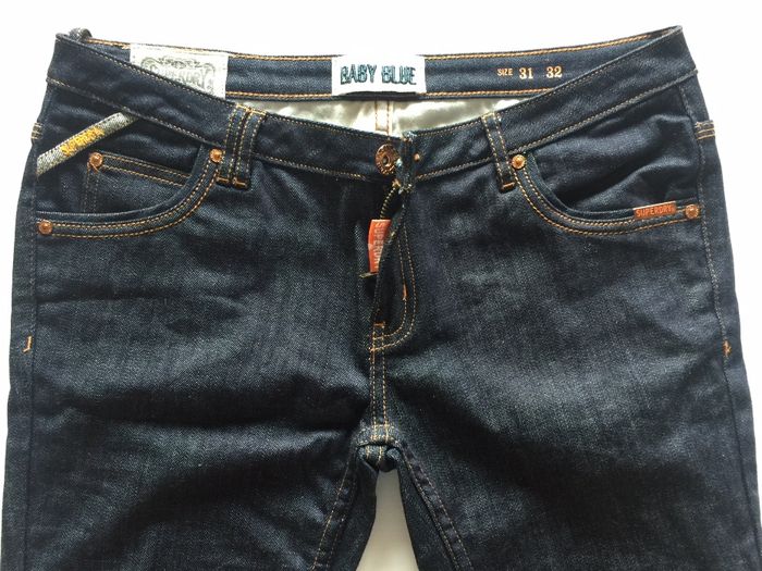 Superdry BABY BLUE, jeans spodnie