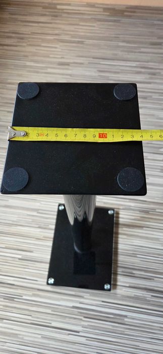 Podstawki 2 szt. pod kolumny 73 cm czarne SUPER STAN