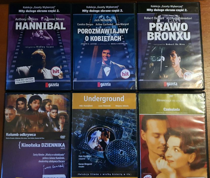 Kolekcje filmów fabularnych na DVD, Gazeta Wyborcza, Dziennik cz. 1