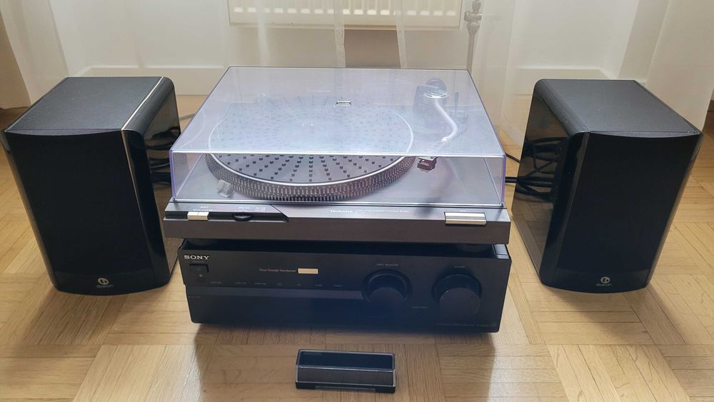 Gramofon Technics SL-D2 + Sony TA-FB930R QS + Boston A25 KOMPLET