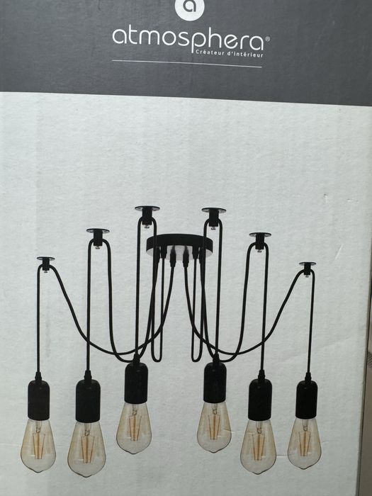 Candeeiros de 6 lampadas cada