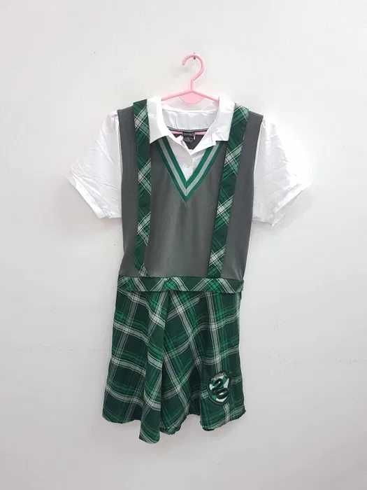 Sukienka przebranie Slytherin Harry Potter rozmiar M. AF078