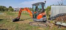 wynajem mini Koparki Kubota u25-3