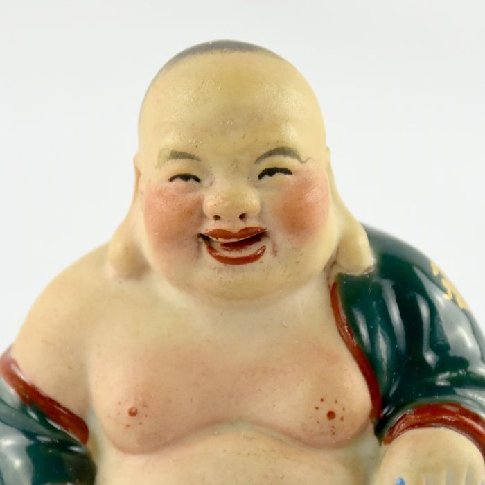 Figura Buda em Porcelana da China - República