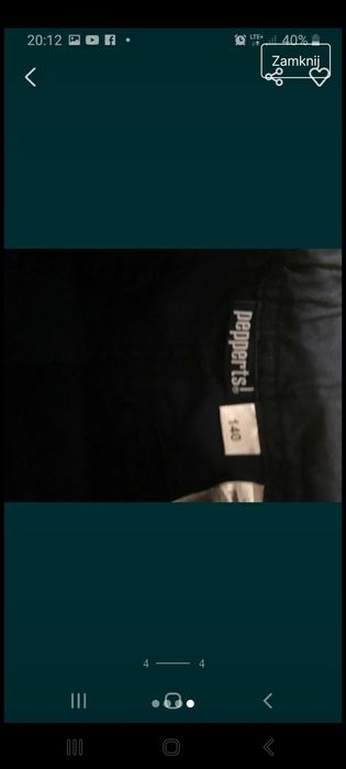 Spodnie wizytowe r. 140