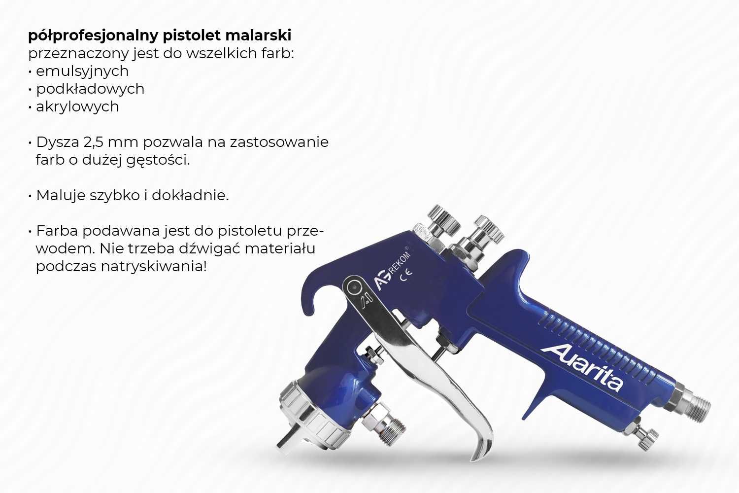 TYNKOWNICA maszyna do tynków pistolet natryskowy do gipsu farby wąż